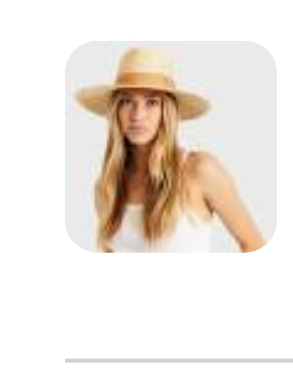 Brixton Straw Fedora Hat with Tan Band